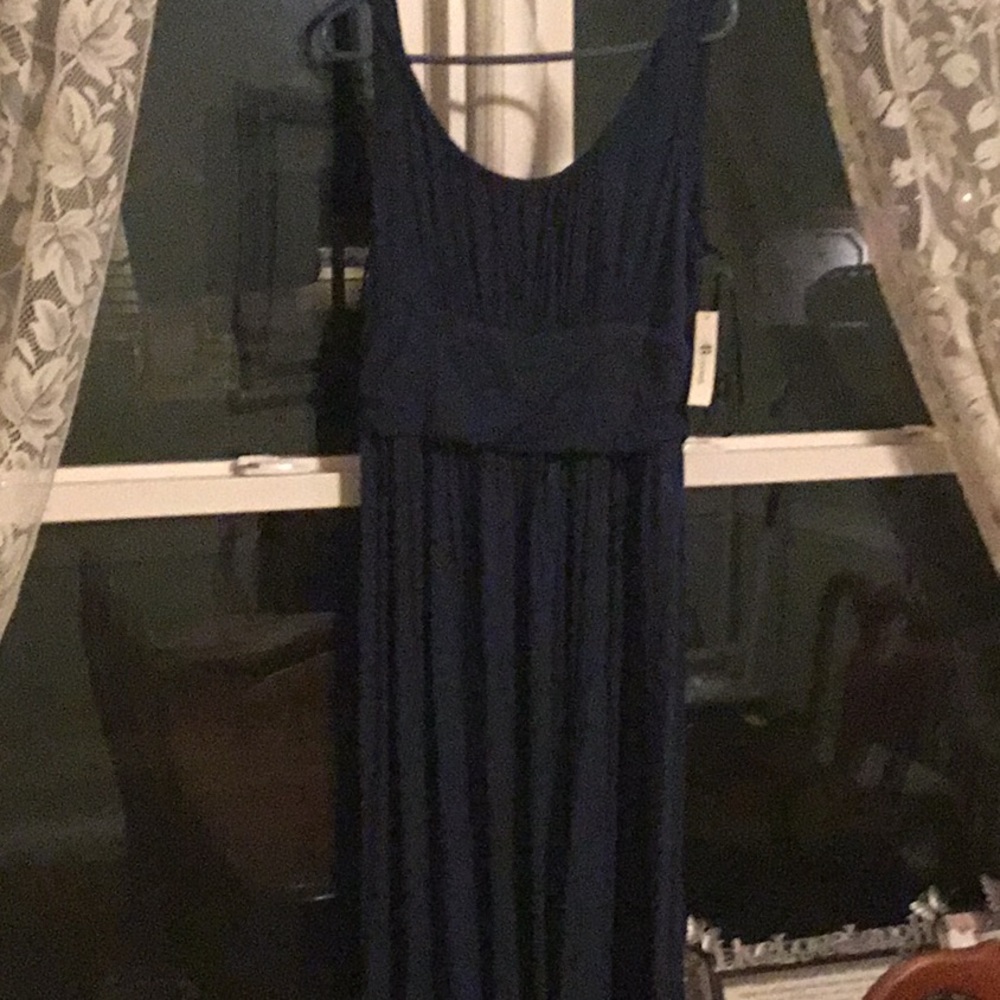Simple navy dress